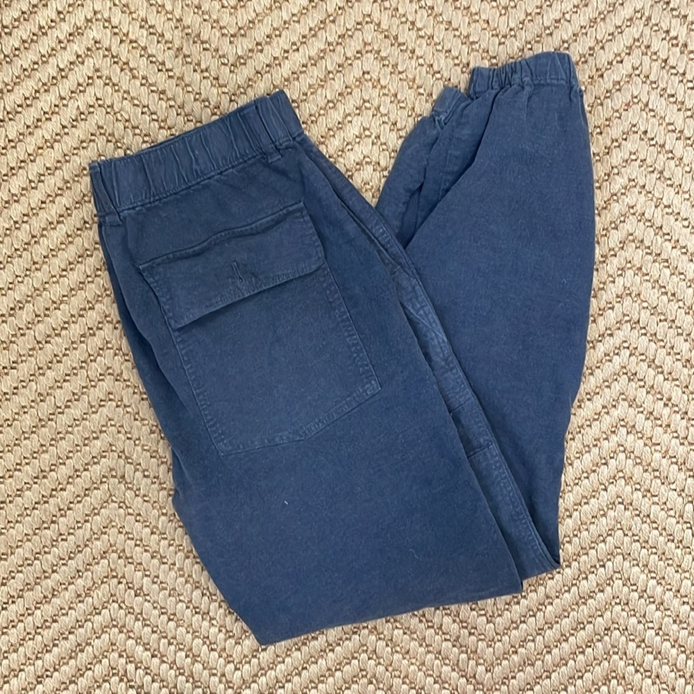 Todd Snyder Cargo Pants Relaxed Fit Elastic Waistband Joggers Blue - M